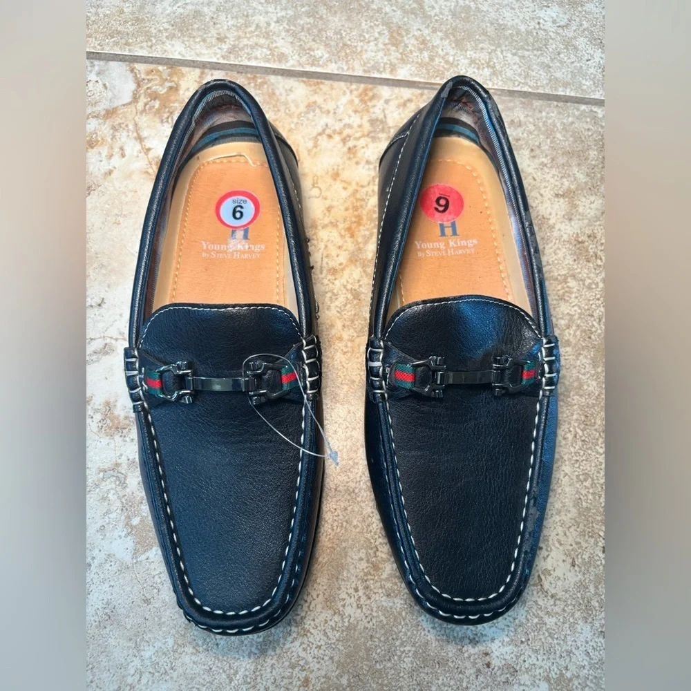 Stylish Black Loafers for Men by Steve Harvey